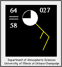 Wind Direction Indicator On Map Observed Winds: Represented By Wind Barbs