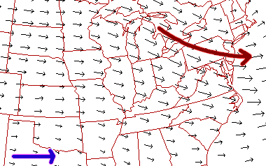 Wind Direction By Zip Code Wind Vectors: Indicate Wind Direction And Speed