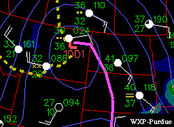 Occluded Fronts: when a cold front catches a warm front