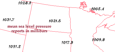 Weather Chart Pressure Line