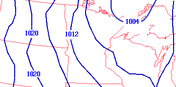 lines of equal pressure on a weather map Isobars Lines Of Constant Pressure lines of equal pressure on a weather map