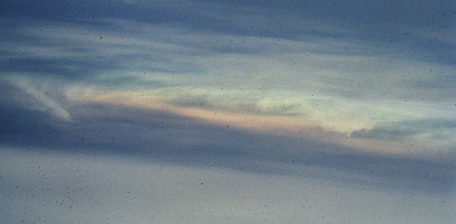 Silver Lining and Cloud Iridescence: produced through diffraction of  sunlight